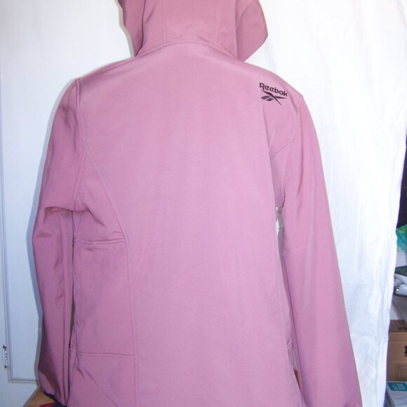 Reebok NWT Outerwear Fleece-Lined Jacket - Dusty Rose Sz S - Picture 13 of 15